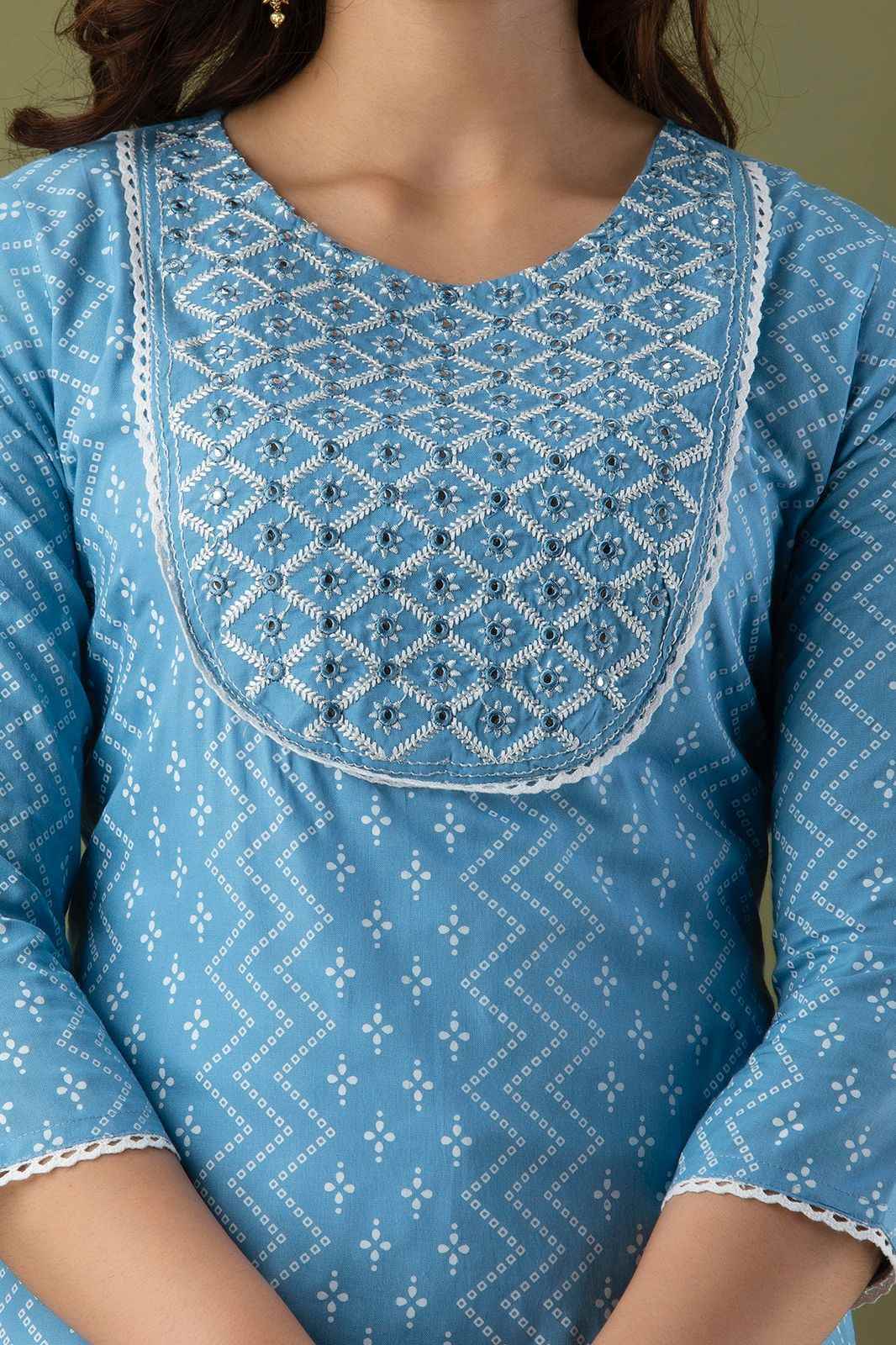 SALE: Bandhej Dual Tone Suit Set (3 piece)  - DEAL