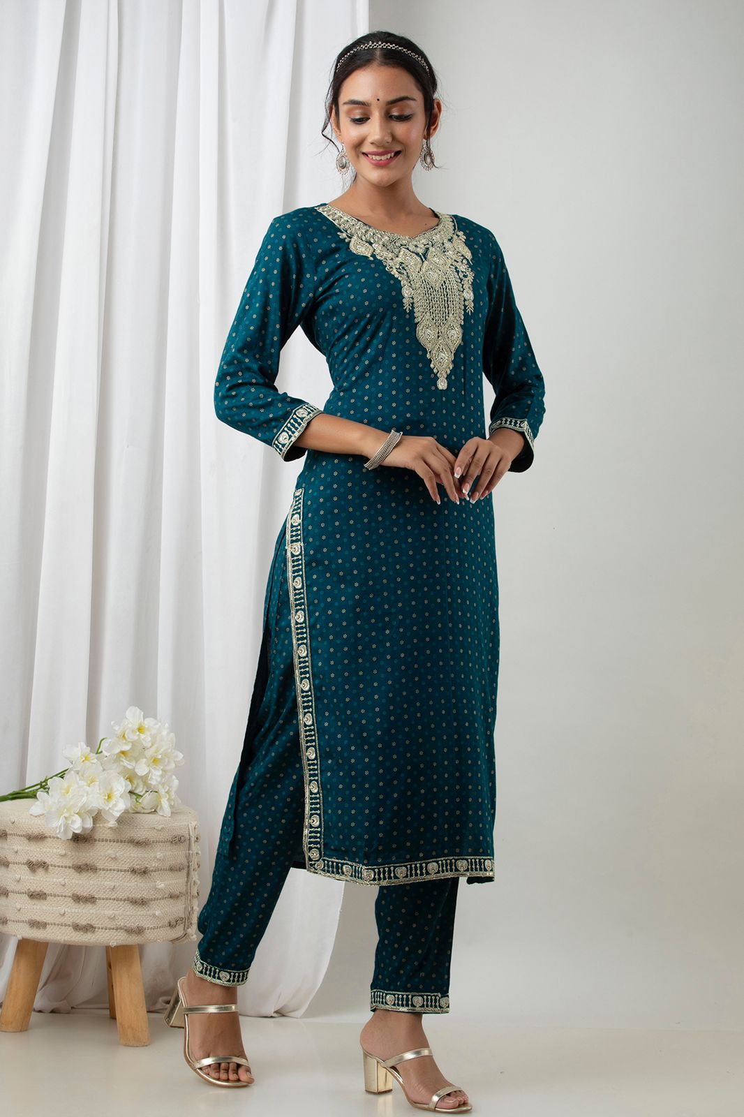 SALE: Dazzling Blue Love Suit Set